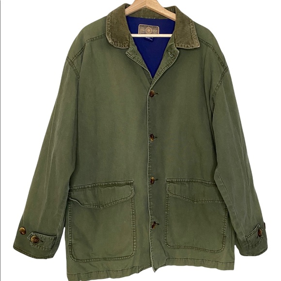 GAP Jackets & Coats Vintage Gap Green Canvas Jacket Size Large